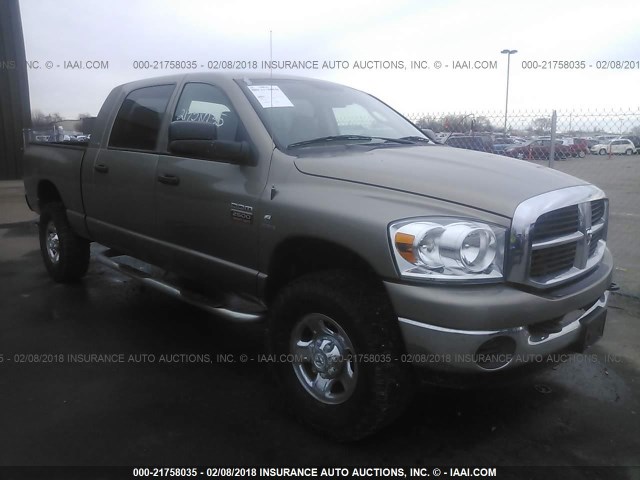 3D7KS29C37G754162 - 2007 DODGE RAM 2500 BROWN photo 1