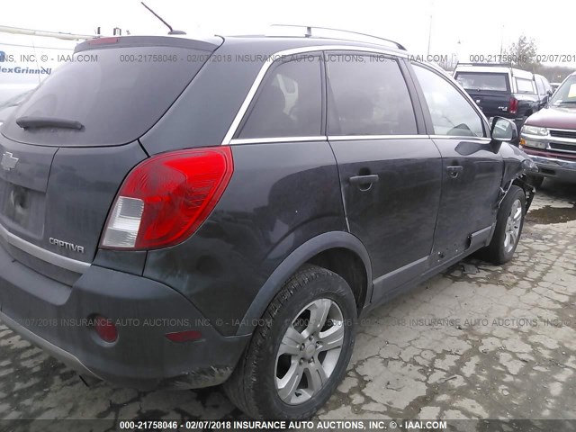 3GNAL2EK8DS620361 - 2013 CHEVROLET CAPTIVA LS 黑色 照片 4