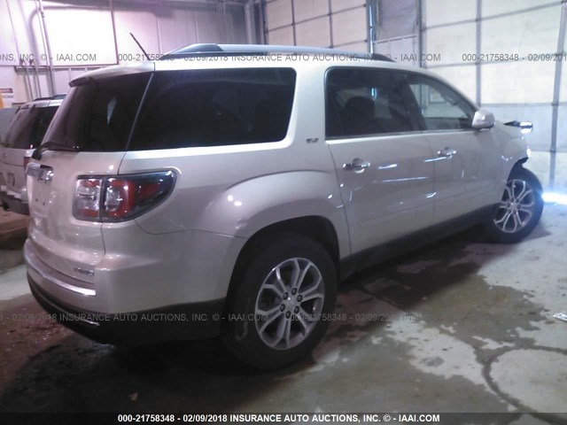 1GKKVRKD0DJ165291 - 2013 GMC ACADIA SLT-1 TAN photo 4