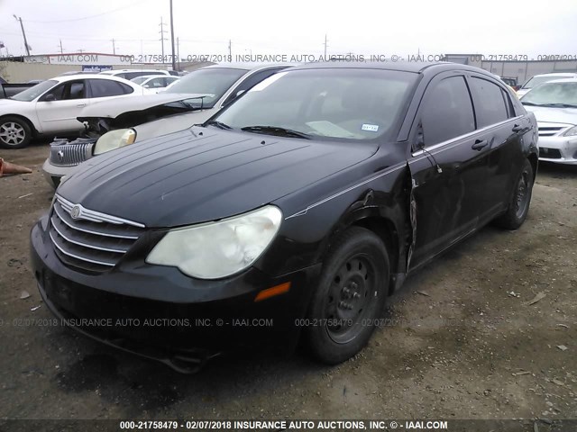 1C3CC4FB6AN165483 - 2010 CHRYSLER SEBRING TOURING BLACK photo 2