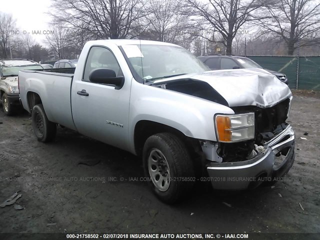 1GTN1TEX8DZ320081 - 2013 GMC SIERRA C1500 SILVER photo 1