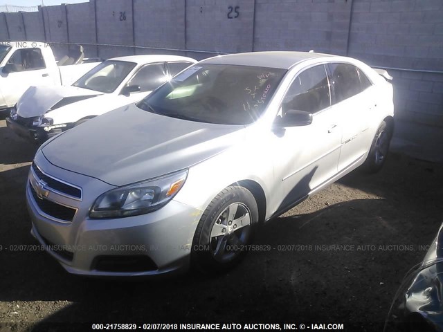 1G11B5SA9DF230245 - 2013 CHEVROLET MALIBU LS SILVER photo 2