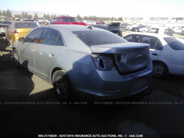 1G11B5SA9DF230245 - 2013 CHEVROLET MALIBU LS SILVER photo 3