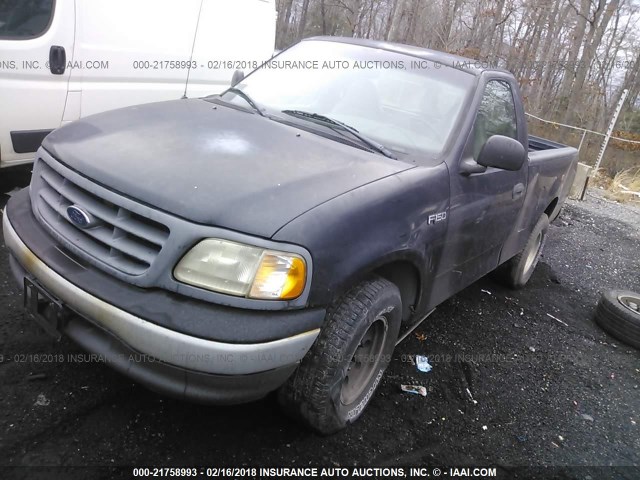 1FTZF1720YNC09773 - 2000 FORD F150 BLUE photo 2