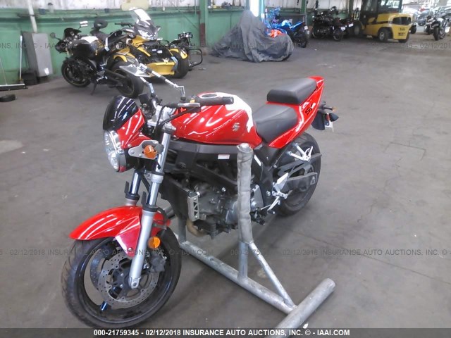 JS1VP53A162103339 - 2006 SUZUKI SV650 RED photo 2