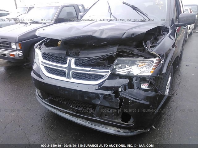 3D4PH1FG2BT518914 - 2011 DODGE JOURNEY MAINSTREET BLACK photo 6