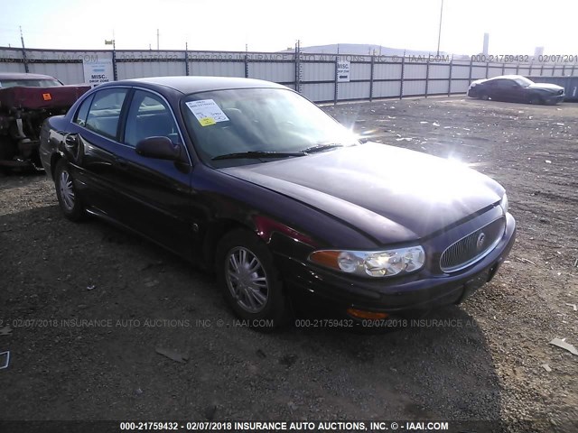 1G4HP54K044127820 - 2004 BUICK LESABRE CUSTOM PURPLE photo 1