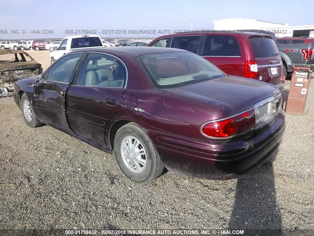 1G4HP54K044127820 - 2004 BUICK LESABRE CUSTOM PURPLE photo 3