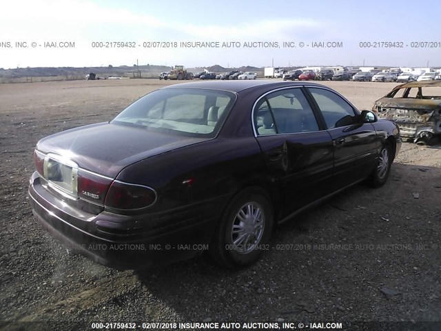 1G4HP54K044127820 - 2004 BUICK LESABRE CUSTOM PURPLE photo 4