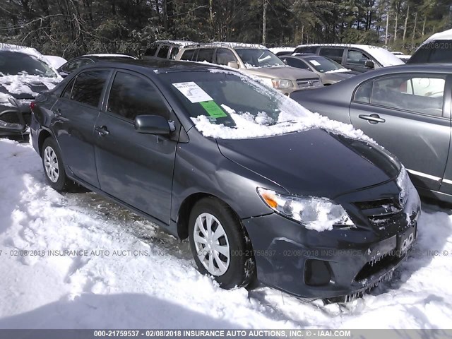 2T1BU4EE9CC849420 - 2012 TOYOTA COROLLA S/LE GRAY photo 1