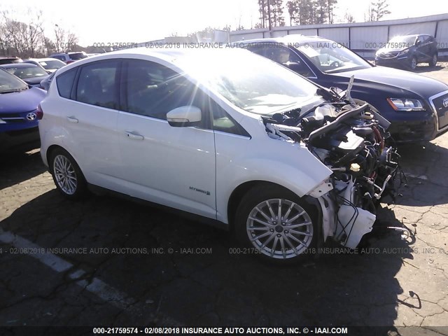 1FADP5BU9FL117437 - 2015 FORD C-MAX SEL WHITE photo 1