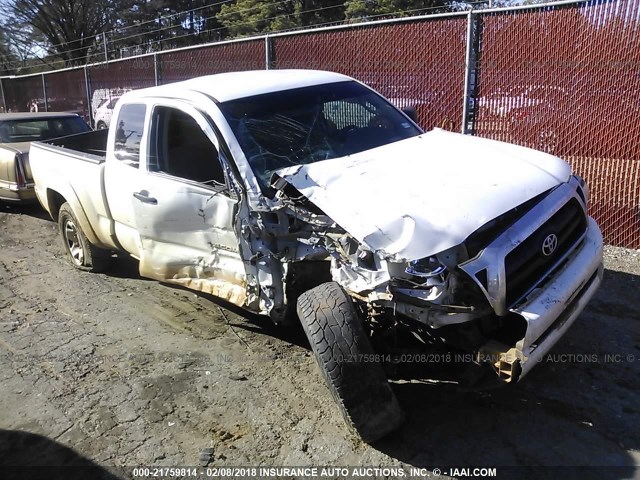 5TEUX42N68Z565717 - 2008 TOYOTA TACOMA ACCESS CAB WHITE photo 1