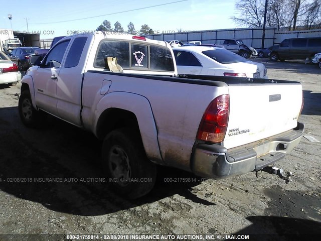 5TEUX42N68Z565717 - 2008 TOYOTA TACOMA ACCESS CAB Սպիտակ լուսանկար 3