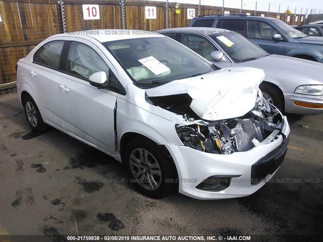 1G1JB5SHXH4132680 - 2017 CHEVROLET SONIC LS 白色 照片 1