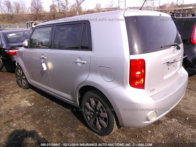 JTLZE4FE3A1117980 - 2010 TOYOTA SCION XB ვერცხლისფერი ფოტო 3