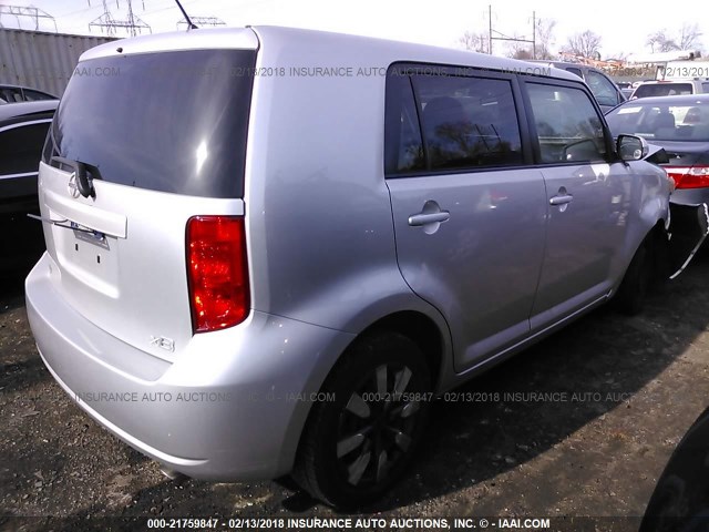 JTLZE4FE3A1117980 - 2010 TOYOTA SCION XB ვერცხლისფერი ფოტო 4