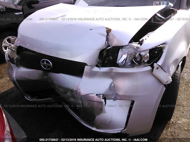 JTLZE4FE3A1117980 - 2010 TOYOTA SCION XB ვერცხლისფერი ფოტო 6