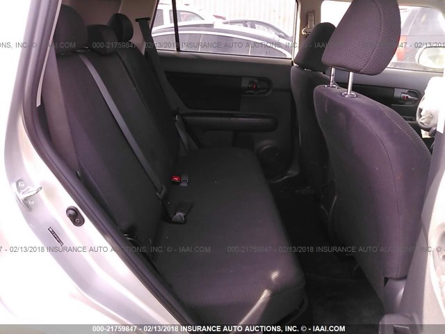 JTLZE4FE3A1117980 - 2010 TOYOTA SCION XB ვერცხლისფერი ფოტო 8