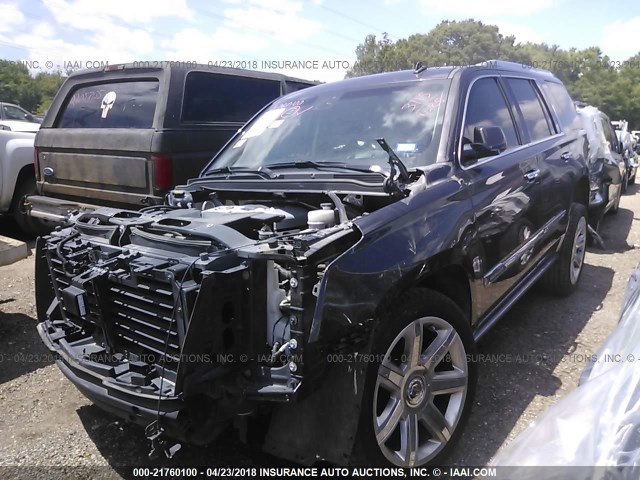 1GYS3CKJ6FR265799 - 2015 CADILLAC ESCALADE PREMIUM GRAY photo 2