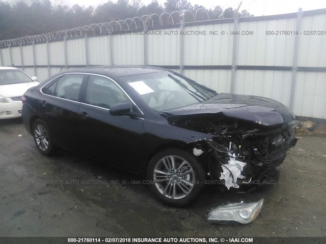 4T1BF1FKXHU727538 - 2017 TOYOTA CAMRY LE/XLE/SE/XSE BLACK photo 1