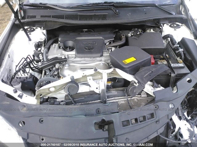 4T1BF1FK3FU046764 - 2015 TOYOTA CAMRY LE/XLE/SE/XSE WHITE photo 10