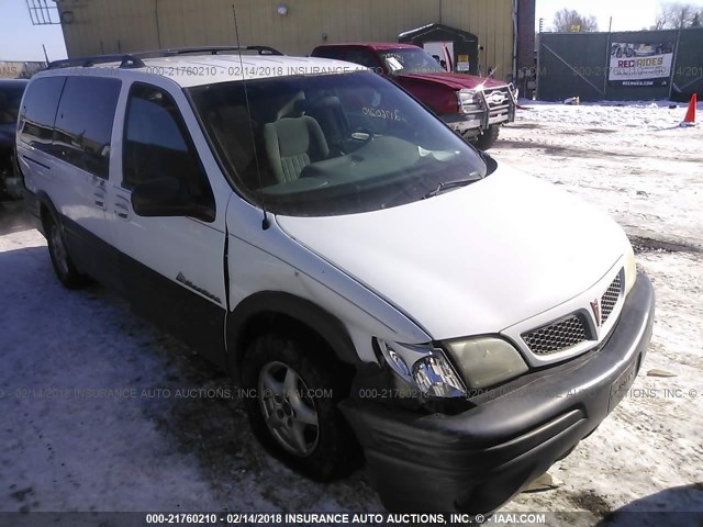 1GMDX03EX3D190757 - 2003 PONTIAC MONTANA WHITE photo 1