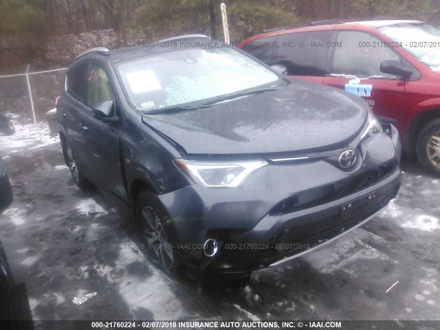 JTMRFREV7JJ193094 - 2018 TOYOTA RAV4 ADVENTURE/XLE GRAY photo 1