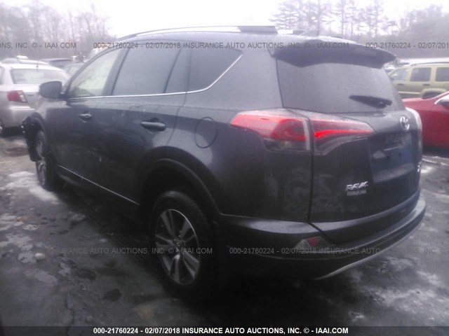 JTMRFREV7JJ193094 - 2018 TOYOTA RAV4 ADVENTURE/XLE 灰色 照片 3