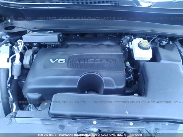 5N1DR2MN8HC695567 - 2017 NISSAN PATHFINDER S/SV/SL/PLATINUM 蓝色 照片 10