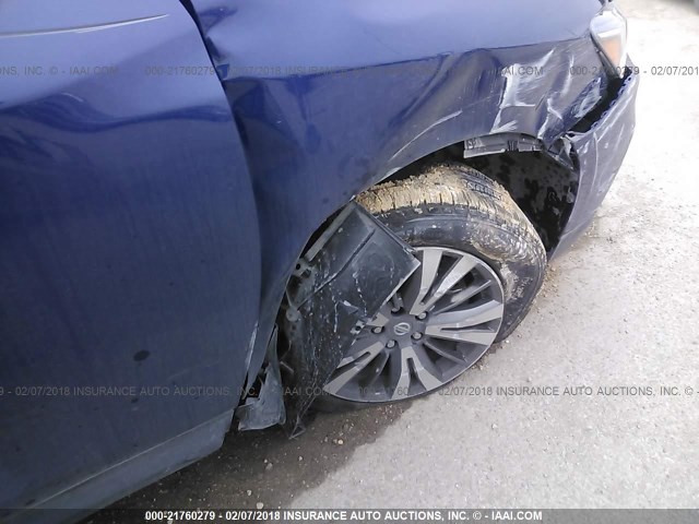 5N1DR2MN8HC695567 - 2017 NISSAN PATHFINDER S/SV/SL/PLATINUM 蓝色 照片 6