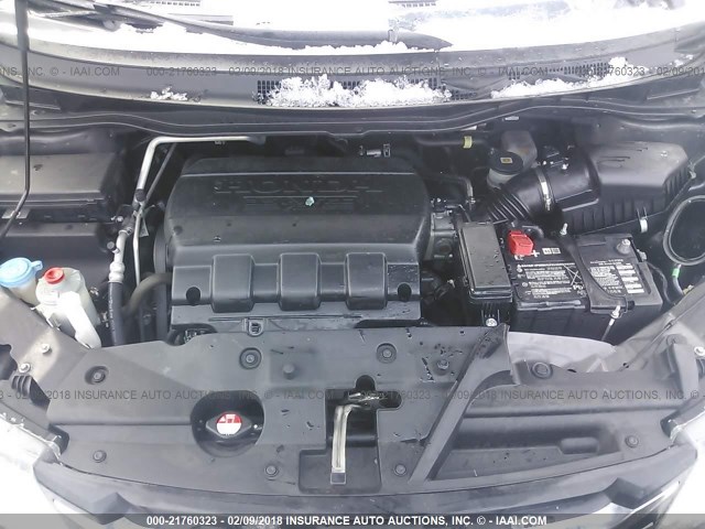 5FNRL5H62HB005122 - 2017 HONDA ODYSSEY EXL ნაცრისფერი ფოტო 10