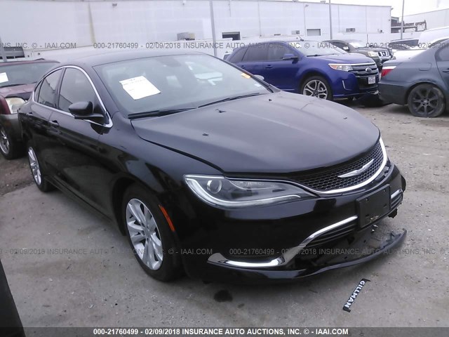 1C3CCCAG5GN100937 - 2016 CHRYSLER 200 LIMITED BLACK photo 1