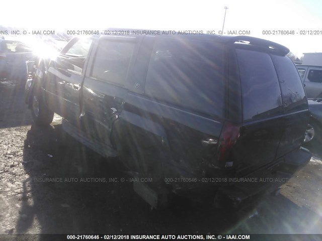 1GYEK63R7YR179460 - 2000 CADILLAC ESCALADE LUXURY Schwarz Foto 3