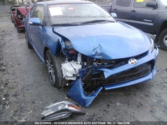 JTKJF5C73FJ000756 - 2015 TOYOTA SCION TC 蓝色 照片 6