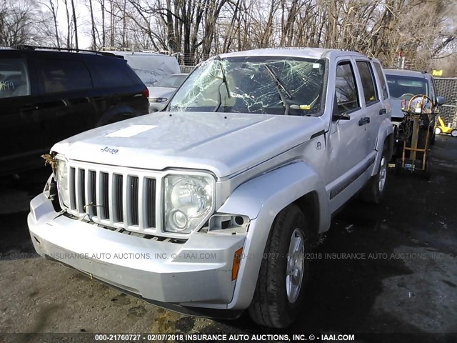1J4PN2GK2BW518737 - 2011 JEEP LIBERTY SPORT 银色 照片 2