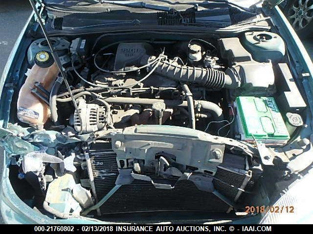 1G1JF5249W7201341 - 1998 CHEVROLET CAVALIER LS GREEN photo 10