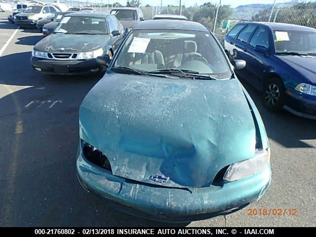 1G1JF5249W7201341 - 1998 CHEVROLET CAVALIER LS GREEN photo 6