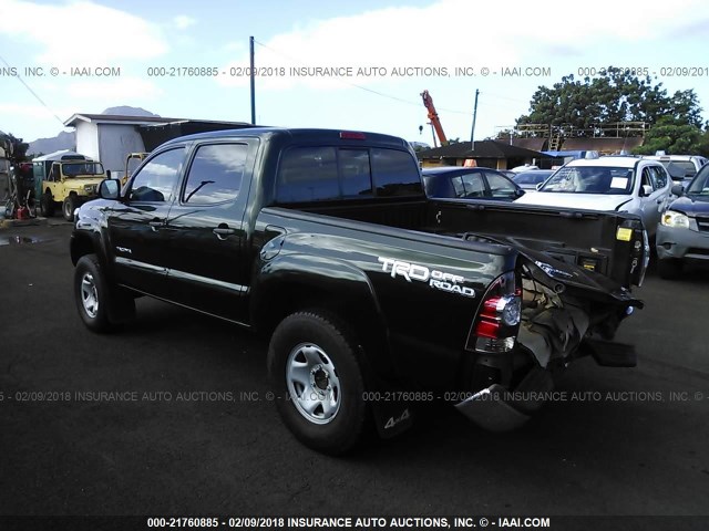 5TFLU4EN4EX108861 - 2014 TOYOTA TACOMA DOUBLE CAB 绿色 照片 3