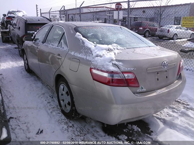 4T1BE46K19U894716 - 2009 TOYOTA CAMRY SE/LE/XLE TAN photo 3