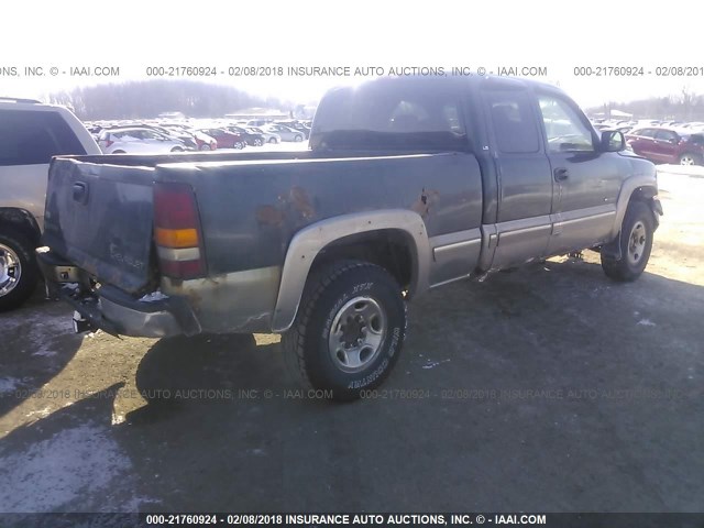 1GCGK29U61Z106590 - 2001 CHEVROLET SILVERADO K2500 GREEN photo 4