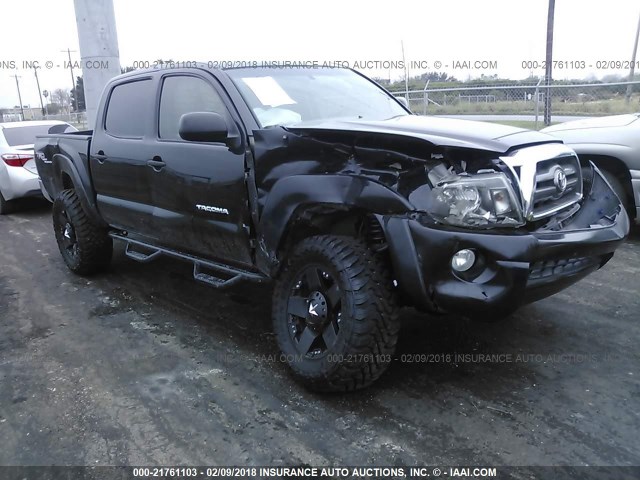 3TMJU4GN0AM103595 - 2010 TOYOTA TACOMA DOUBLE CAB PRERUNNER BLACK photo 1