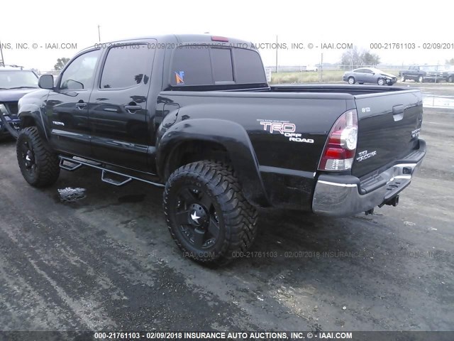 3TMJU4GN0AM103595 - 2010 TOYOTA TACOMA DOUBLE CAB PRERUNNER BLACK photo 3