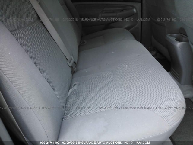 3TMJU4GN0AM103595 - 2010 TOYOTA TACOMA DOUBLE CAB PRERUNNER BLACK photo 8
