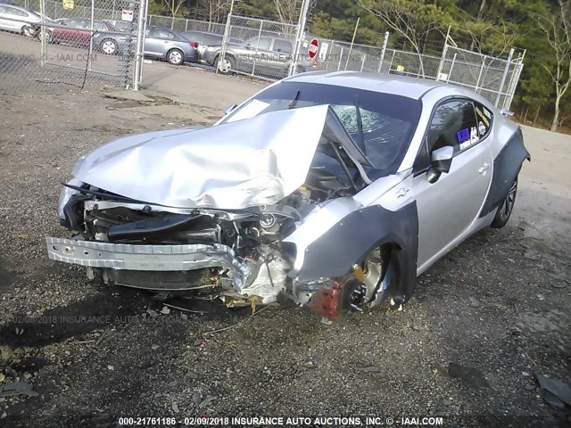 JF1ZNAA10D1701181 - 2013 TOYOTA SCION FR-S ვერცხლისფერი ფოტო 2