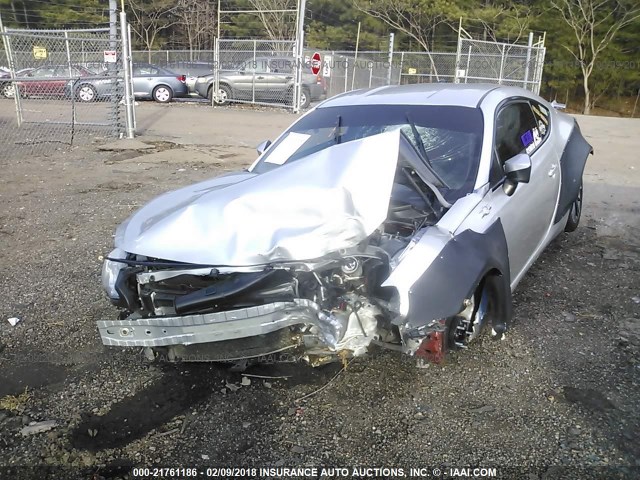 JF1ZNAA10D1701181 - 2013 TOYOTA SCION FR-S ვერცხლისფერი ფოტო 6