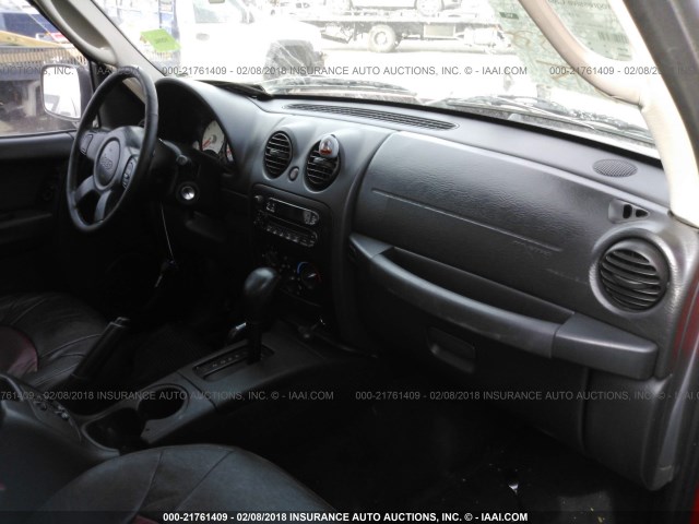 1J4GL48K84W298538 - 2004 JEEP LIBERTY SPORT 红色 照片 5