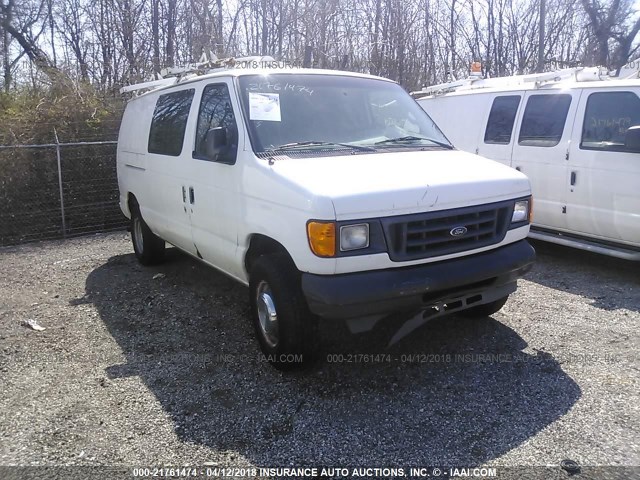 1FTNE24W94HA55586 - 2004 FORD ECONOLINE E250 VAN WHITE photo 6