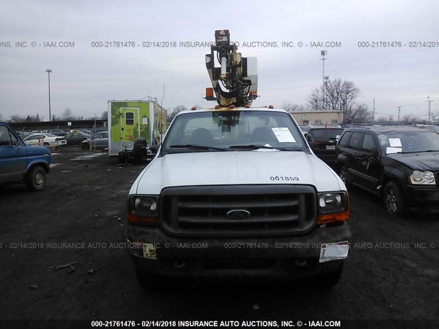 1FDWF36L8YEB62156 - 2000 FORD F350 WHITE photo 6