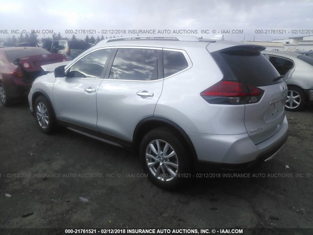 5N1AT2MN7HC754631 - 2017 NISSAN ROGUE SV SILVER photo 3