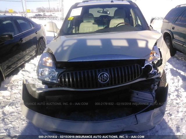 3G5DB03L76S657162 - 2006 BUICK RENDEZVOUS CX/CXL BEIGE photo 6